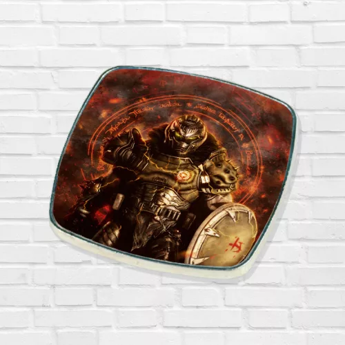 Metalowy magnes na lodówkę Doom - The Dark Ages