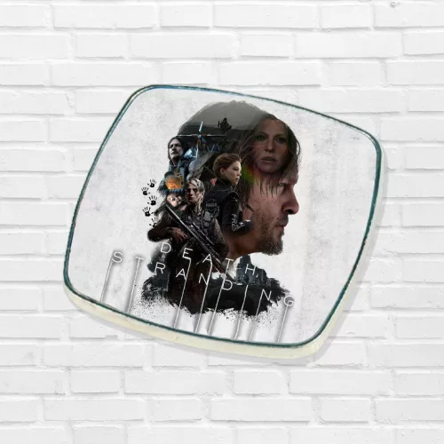 Metalowy magnes na lodówkę Death Stranding