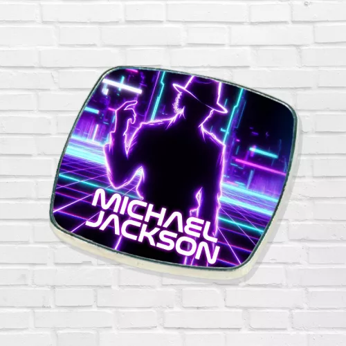 Metalowy magnes na lodówkę Michael Jackson