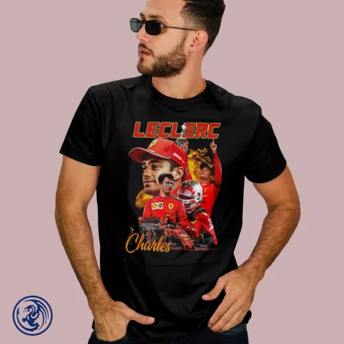 Formuła 1 - Charles Leclerc, koszulka męska