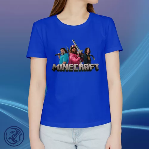Minecraft film koszulka damska