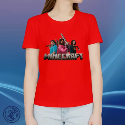 Minecraft film koszulka damska