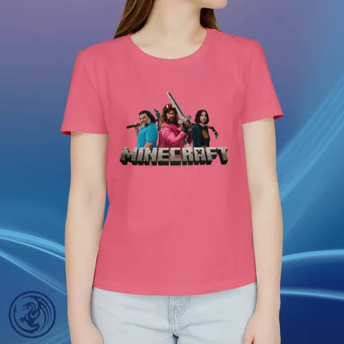 Minecraft film koszulka damska