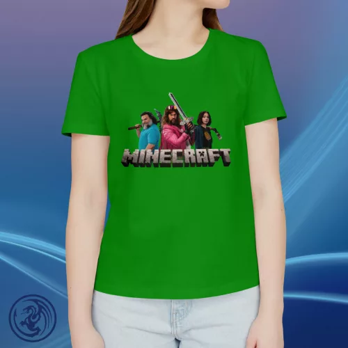 Minecraft film koszulka damska