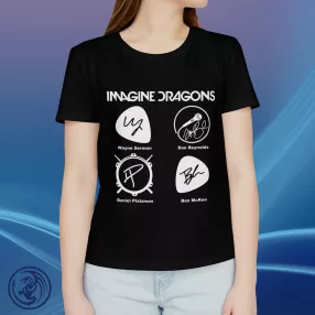 Imagine Dragons - Autogram koszulka damska