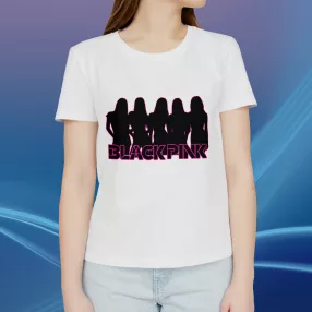 Black Pink siluette koszulka damska