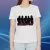 Black Pink siluette koszulka damska