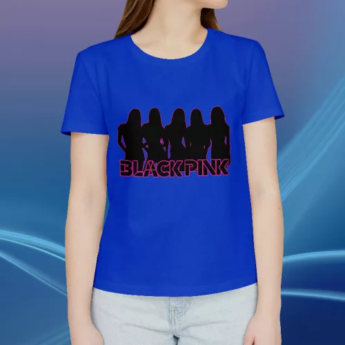 Black Pink siluette koszulka damska