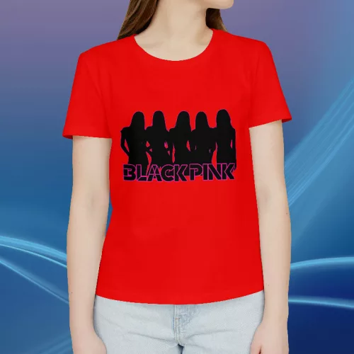 Black Pink siluette koszulka damska