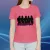 Black Pink siluette koszulka damska