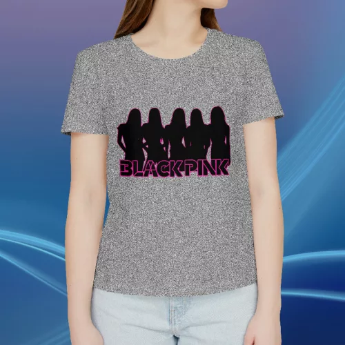 Black Pink siluette koszulka damska