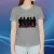 Black Pink siluette koszulka damska