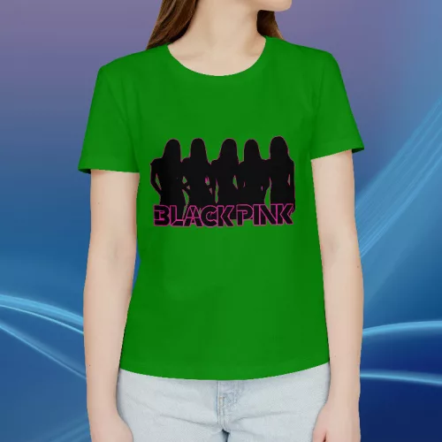 Black Pink siluette koszulka damska