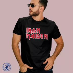 Iron Maiden - logo, koszulka męska
