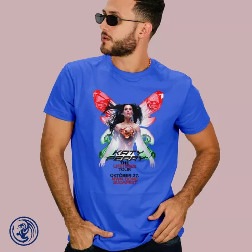 Katy Perry - The Lifetimes Tour 2025 - Budapest koszulka męska