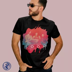 Imagine Dragons - Loom World Tour koszulka męska