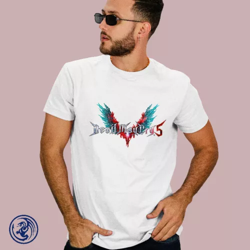 Devil May Cry 5 logo koszulka męska