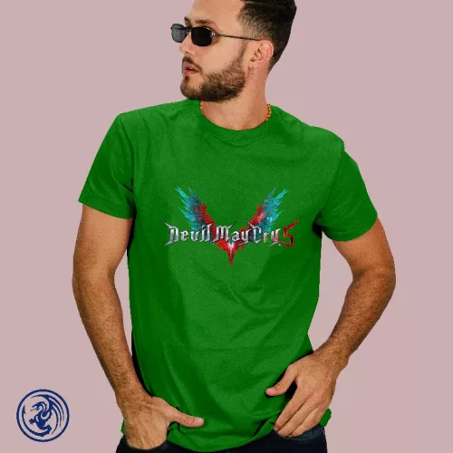 Devil May Cry 5 logo koszulka męska