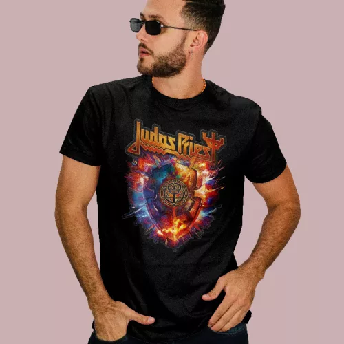 Judas Priest logo koszulka męska