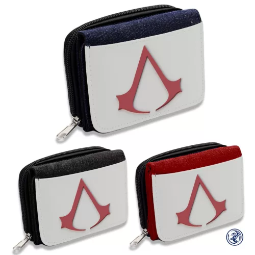 Assassin's Creed logo portfel dżinsowy