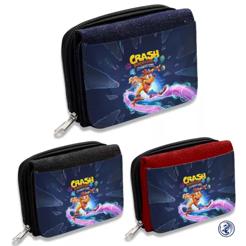 Crash Bandicoot portfel dżinsowy