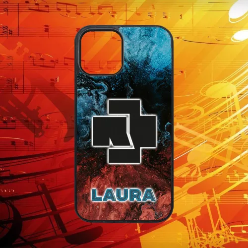 Z własnym imieniem - Rammstein duże logo - Etui na iPhone
