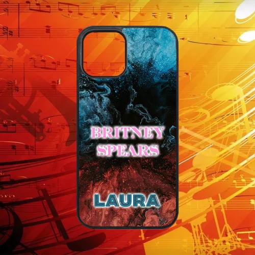 Z własnym imieniem - Britney Spears logo - Etui na iPhone
