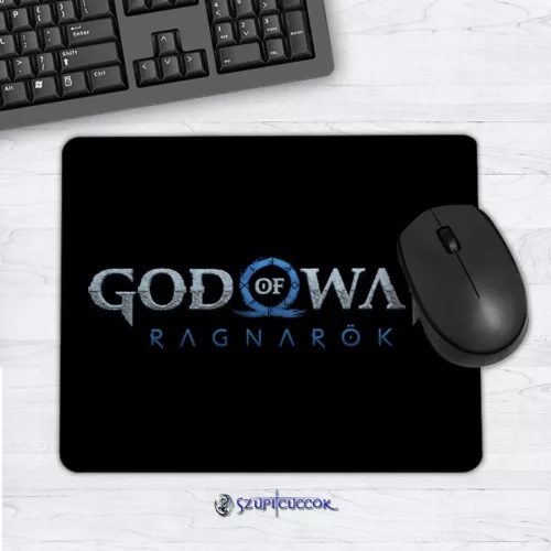 God of War – Ragnarök – logo – elastyczna podkładka pod mysz