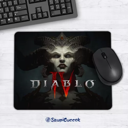 Diablo IV – portret Lilith – elastyczna podkładka pod mysz
