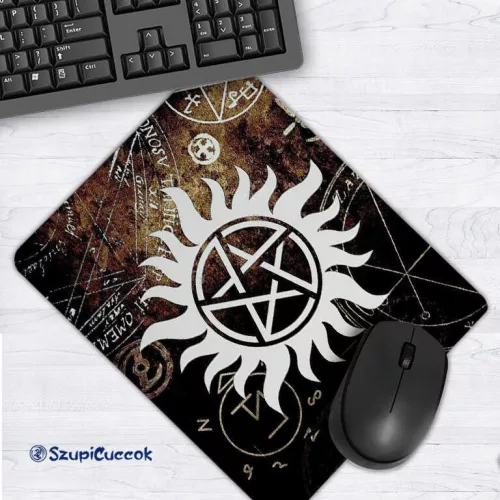 Supernatural – pentagram – elastyczna podkładka pod mysz