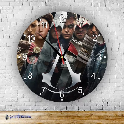 Assassin's Creed – okrągły zegar ścienny