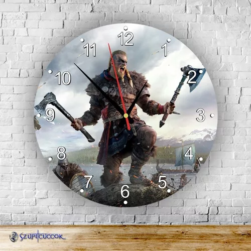 Assassin's Creed – Eivor – okrągły zegar ścienny