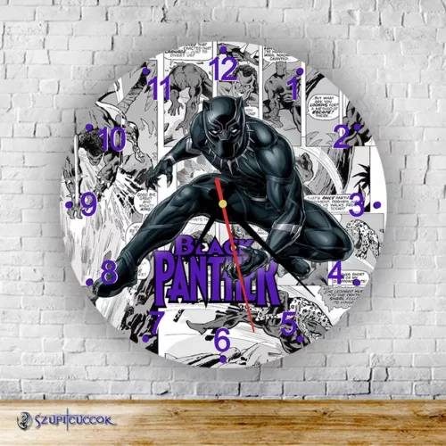 Black Panther – news – okrągły zegar ścienny