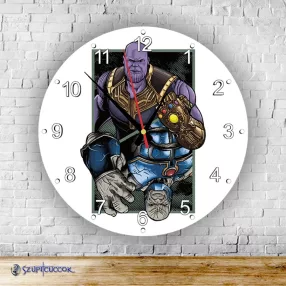 Thanos – okrągły zegar ścienny