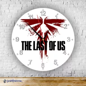 The Last of Us – logo Firefly – okrągły zegar ścienny