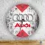 Audi splash – okrągły zegar ścienny
