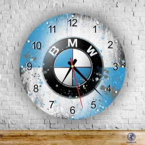 BMW splash – okrągły zegar ścienny
