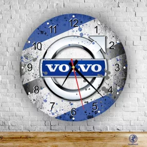 Volvo splash – okrągły zegar ścienny