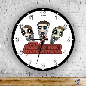 Supernatural – Chibi – okrągły zegar ścienny