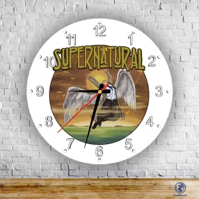 Supernatural – Castiel – okrągły zegar ścienny