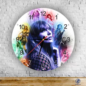   Taylor Swift – The Eras Tour – nowy plakat – okrągły zegar ścienny