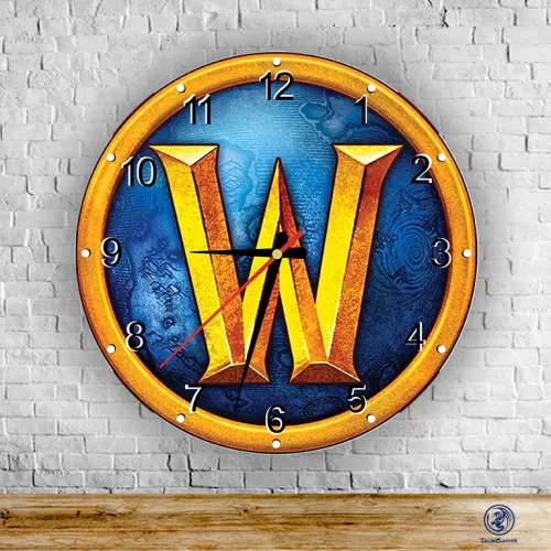 World of Warcraft – okrągły zegar ścienny