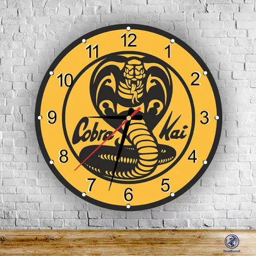 Cobra Kai – okrągły zegar ścienny
