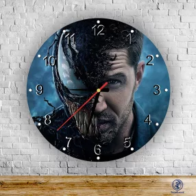 Venom – okrągły zegar ścienny