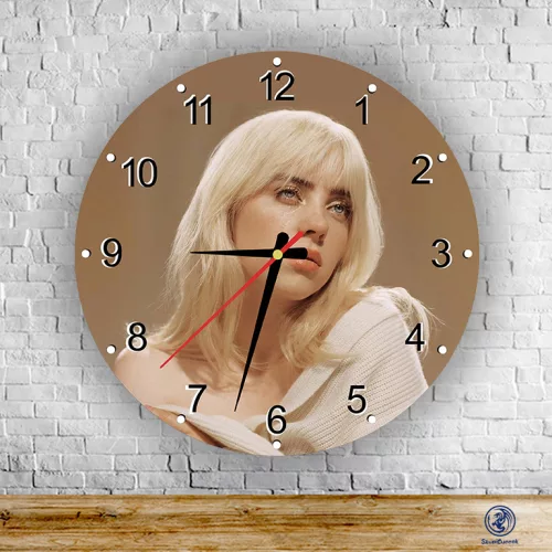 Billie Eilish – Sadness – okrągły zegar ścienny