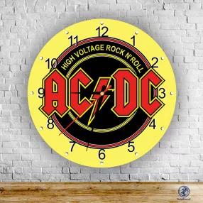 AC/DC – okrągły zegar ścienny