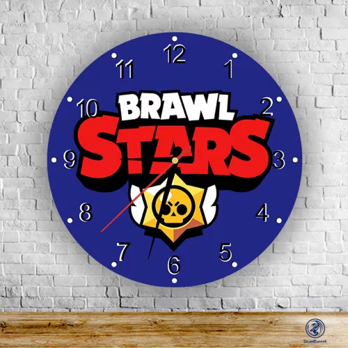 Brawl Stars – okrągły zegar ścienny