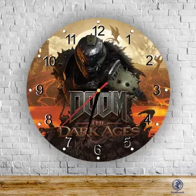   Doom – The Dark Ages – Doom Slayer – okrągły zegar ścienny