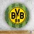 Borussia Dortmund – okrągły zegar ścienny