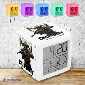   Świecący budzik zmieniający kolor - Call of Duty (Żołnierz)